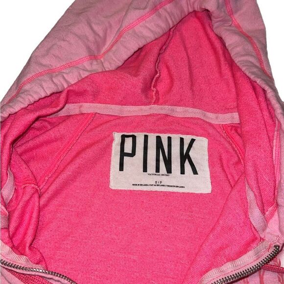 Womens VS Pink Full Zip Hoodie Small-True to Size - Picture 2 of 3